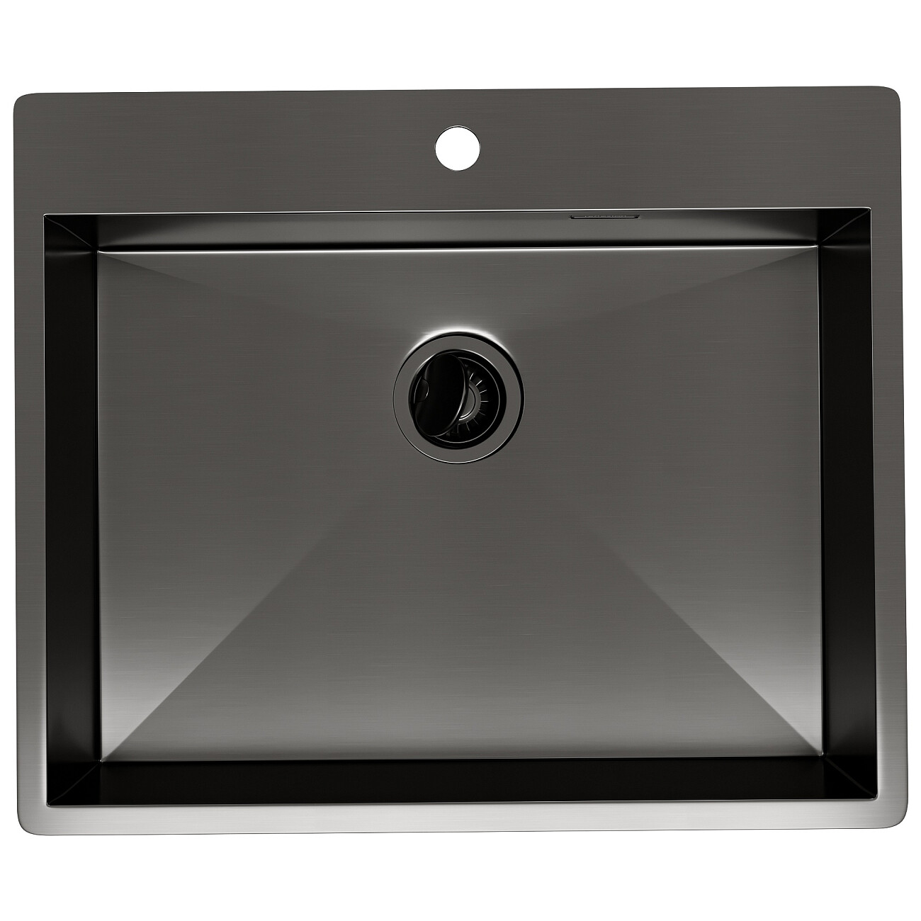 Кухонная мойка из нержавеющей стали 50х60 см оружейная сталь Reflexion Iseo RX2260BL - изображение 2