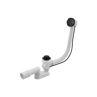 Слив-перелив полуавтомат 60 см черный Aquatek ST-0000134