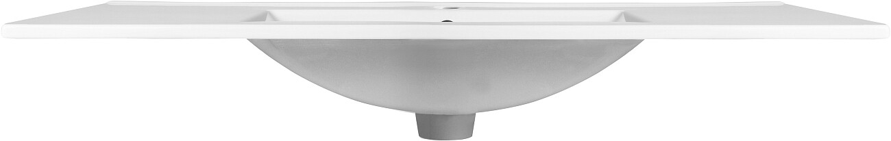 Раковина накладная фарфоровая прямоугольная 46,5х101,5 см белая Stworki "Ольтен" OLT-04kv - изображение 3