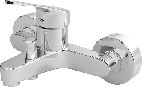 Смеситель для ванны с душем хром Mega Delta MG-SRN100