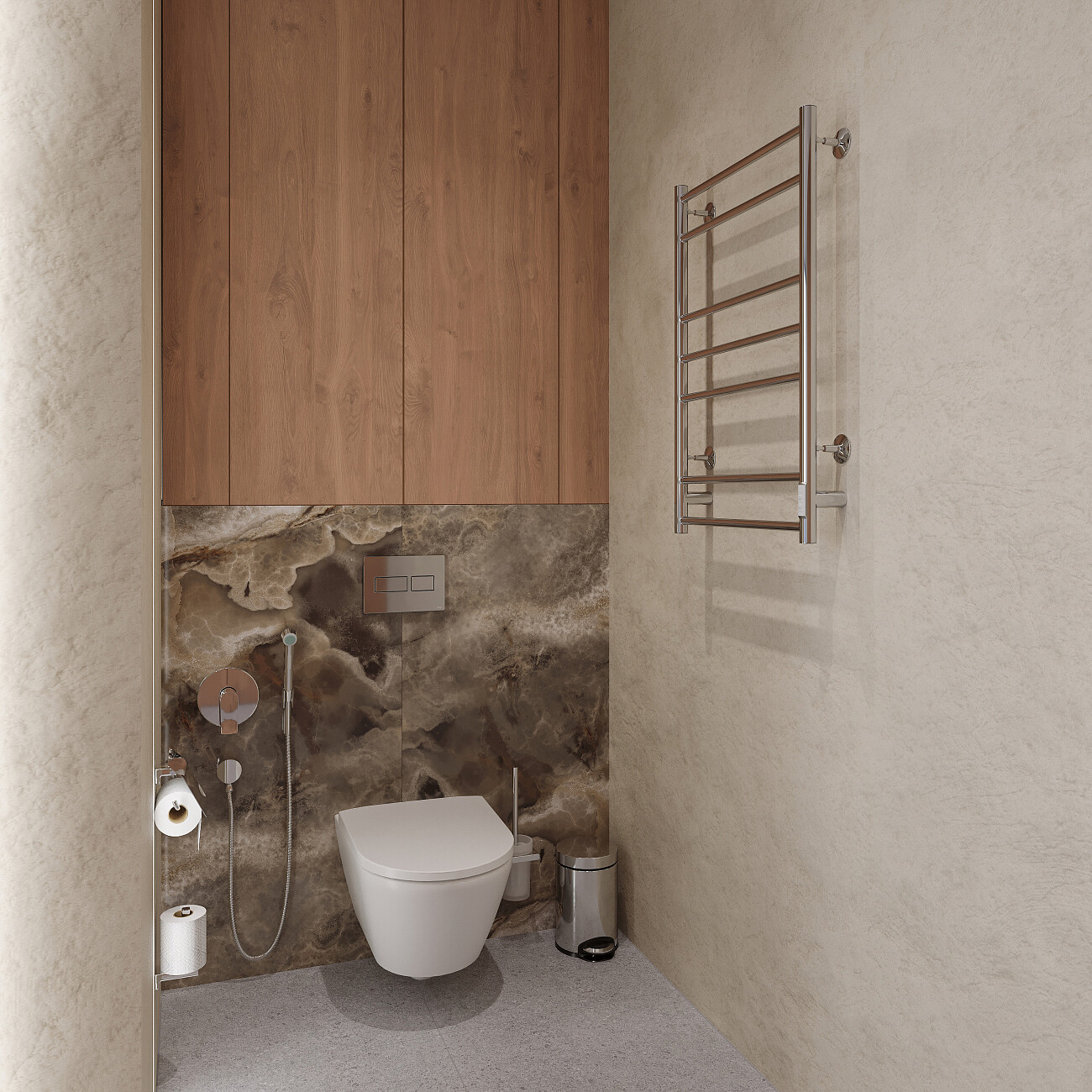 Полотенцесушитель электрический 80х50 см хром Ewrika "Сафо" АС3 4657763847661 - изображение 7