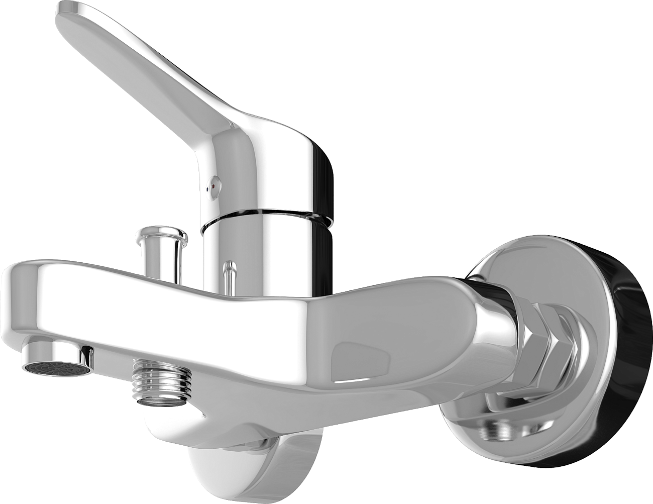 Смеситель для ванны с душем хром Mega Delta MG-SRN100 - изображение 8