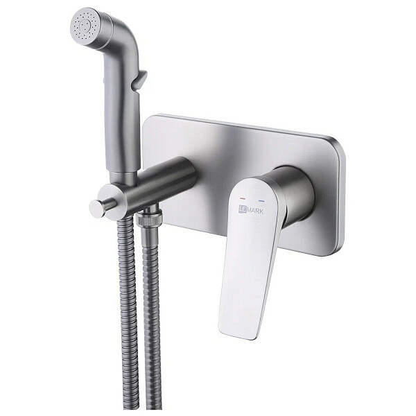 Смеситель встраиваемый с гигиеническим душем хром Lemark Bronx LM3720GM - изображение 1