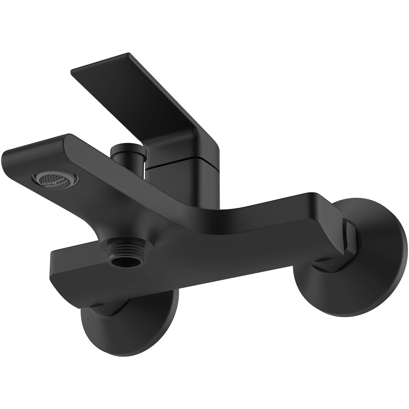 Смеситель для ванны с душем настенный черный Stworki "Ольборг" S20100BK - изображение 8