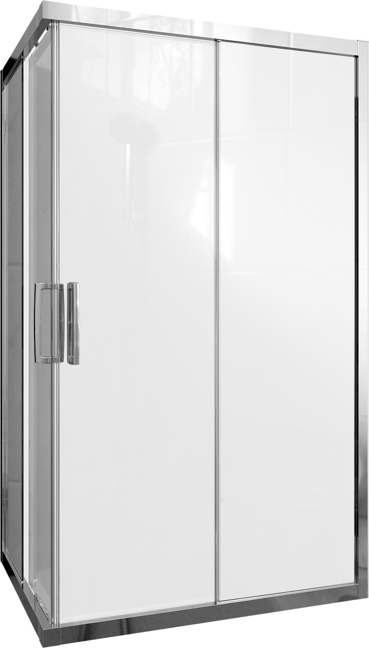 Душевой уголок 140х90 см хром глянец, прозрачное стекло Stworki "Карлстад" - изображение 5