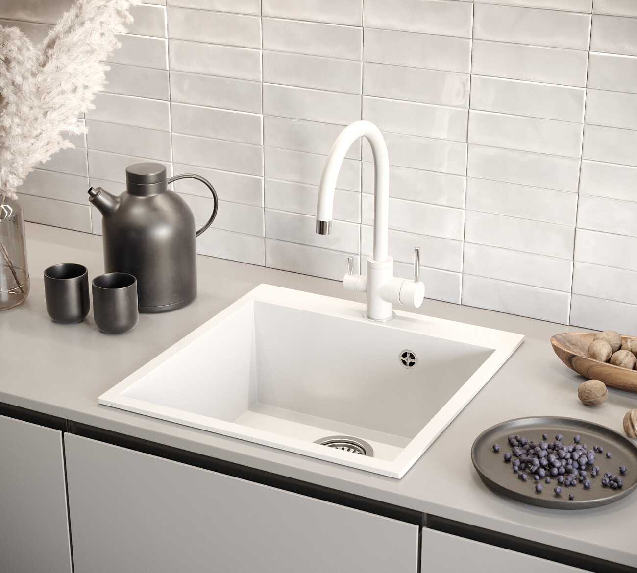 Смеситель для кухни однорычажный агат Domaci "Солерно" DC-3007 - изображение 4