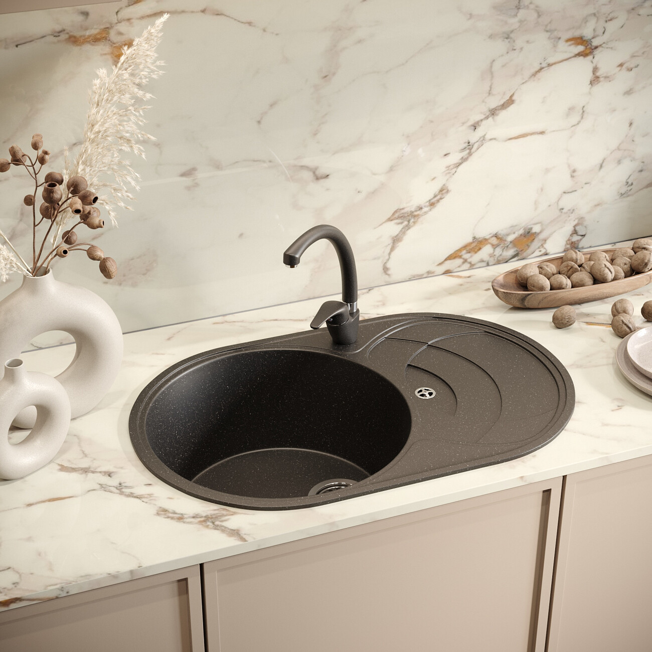 Смеситель для кухни однорычажный морион Domaci "Солерно" DC-3013 - изображение 4