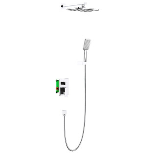 Душевой комплект встроенный с тропическим душем хром Timo Selene SX-2069-00SM 1013