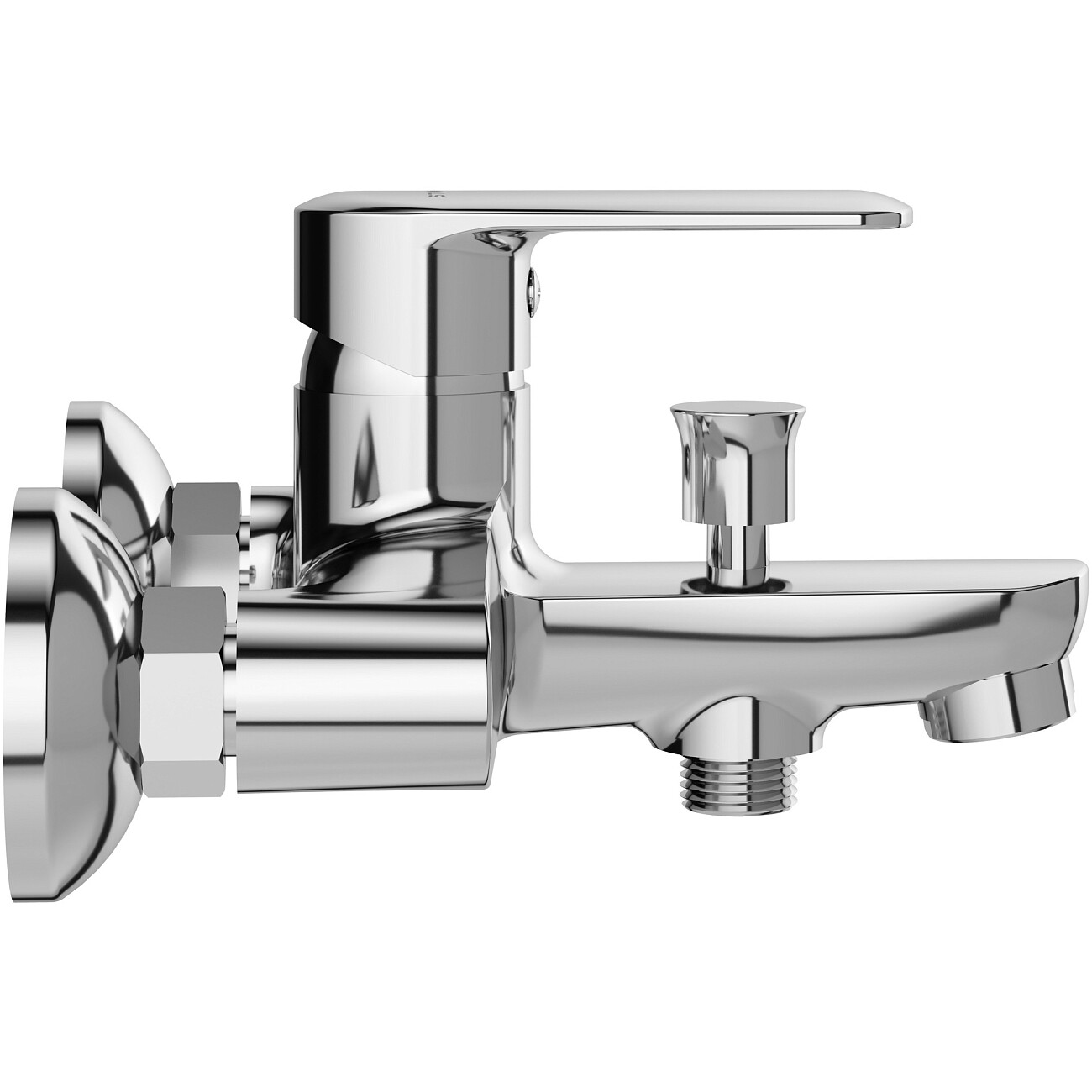 Смеситель для ванны с душем настенный хром Stworki "Хадстен" S17100CR - изображение 7