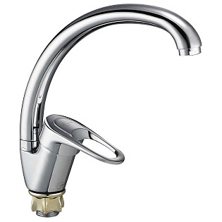 Смеситель для кухни однорычажный хром Solone KAP4-A043