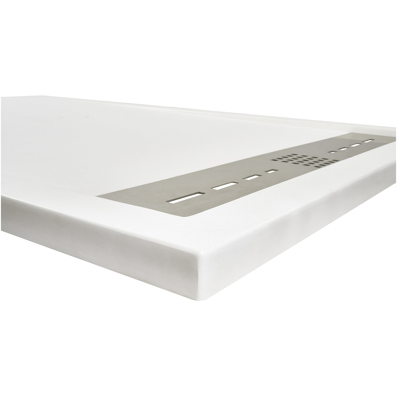 Душевой поддон из искусственного камня прямоугольный 90х160 см белый Creto Scala 3-0047 - изображение 4