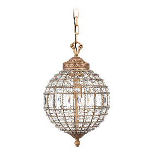 Подвесная люстра хрустальный шар Casbah Crystal Chandelier золото