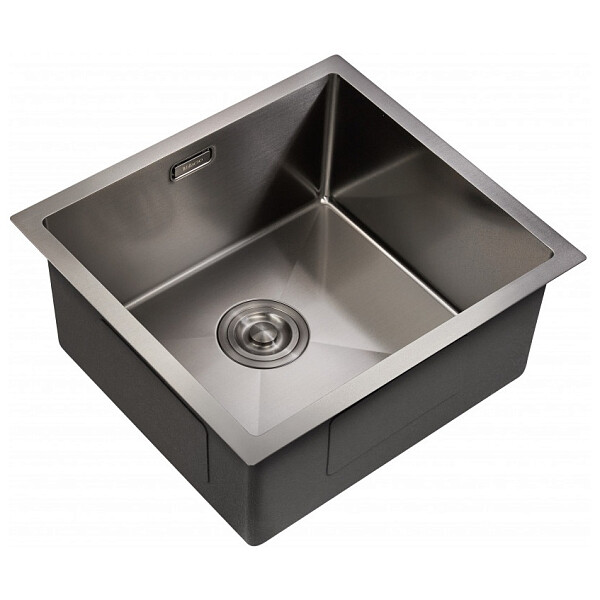 Мойка кухонная вороненая сталь Milacio Denia 48 Steel MC.77449 - изображение 1