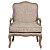 Кресло классическое бежевое Louisa