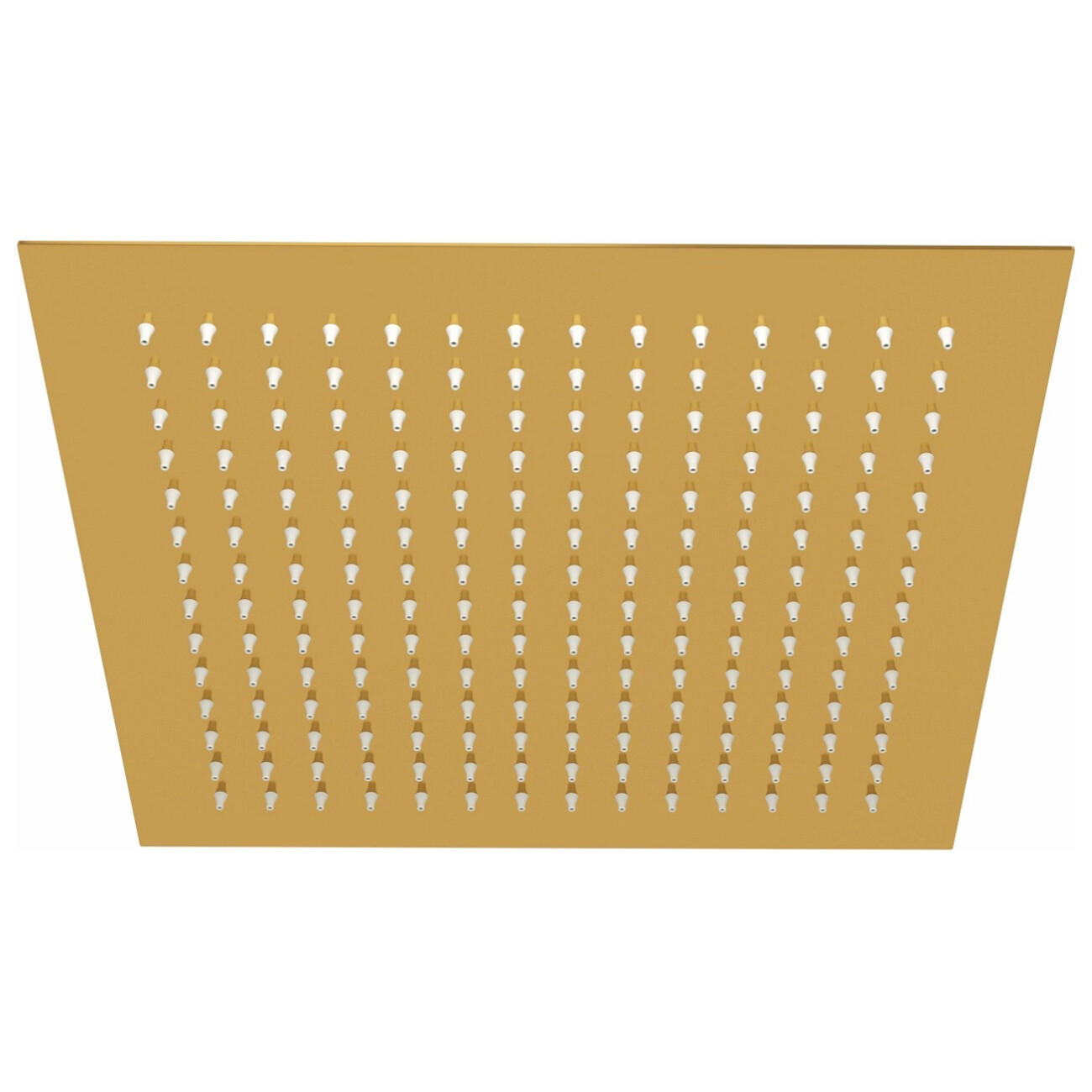 Лейка для тропического душа квадратная 30 см глянцевое золото Wasserkraft A261 - изображение 2