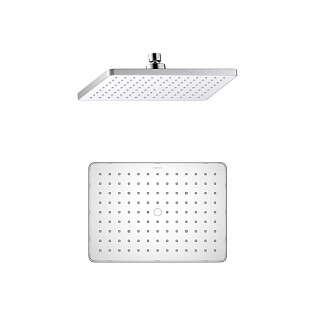 Лейка для верхнего душа прямоугольная 26х19 см хром Aquatek AQ2087CR