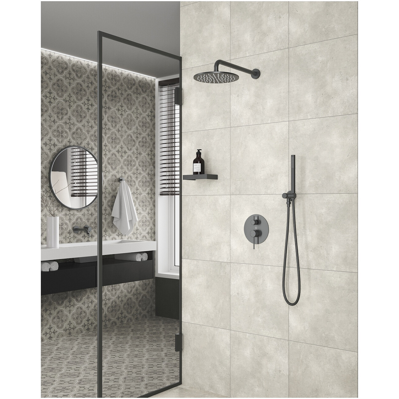 Душевая система встроенная черное золото Timo Saona SX-2369-18SM - изображение 3