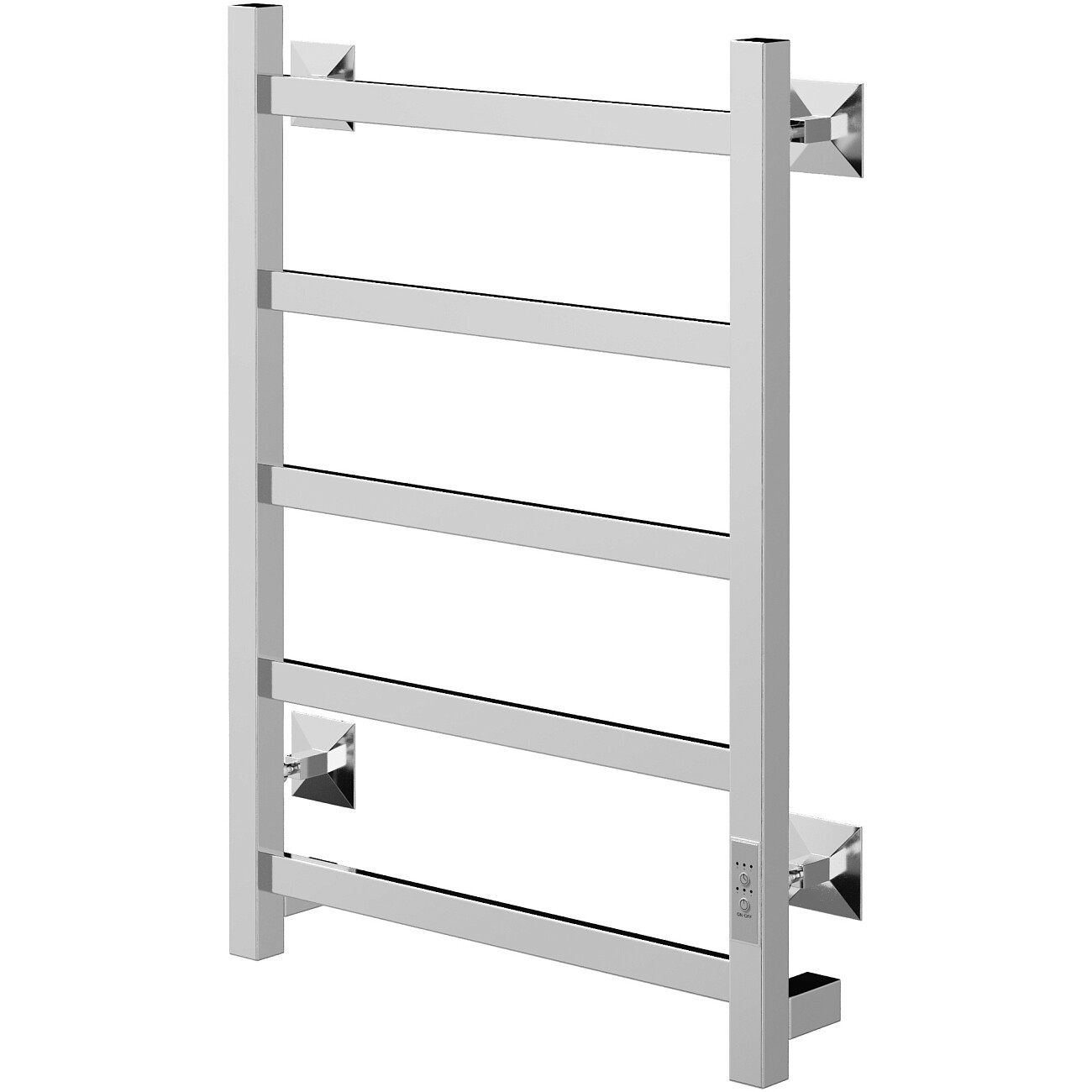 Полотенцесушитель электрический 60х40 см хром Ewrika "Пенелопа КВ7" - изображение 4