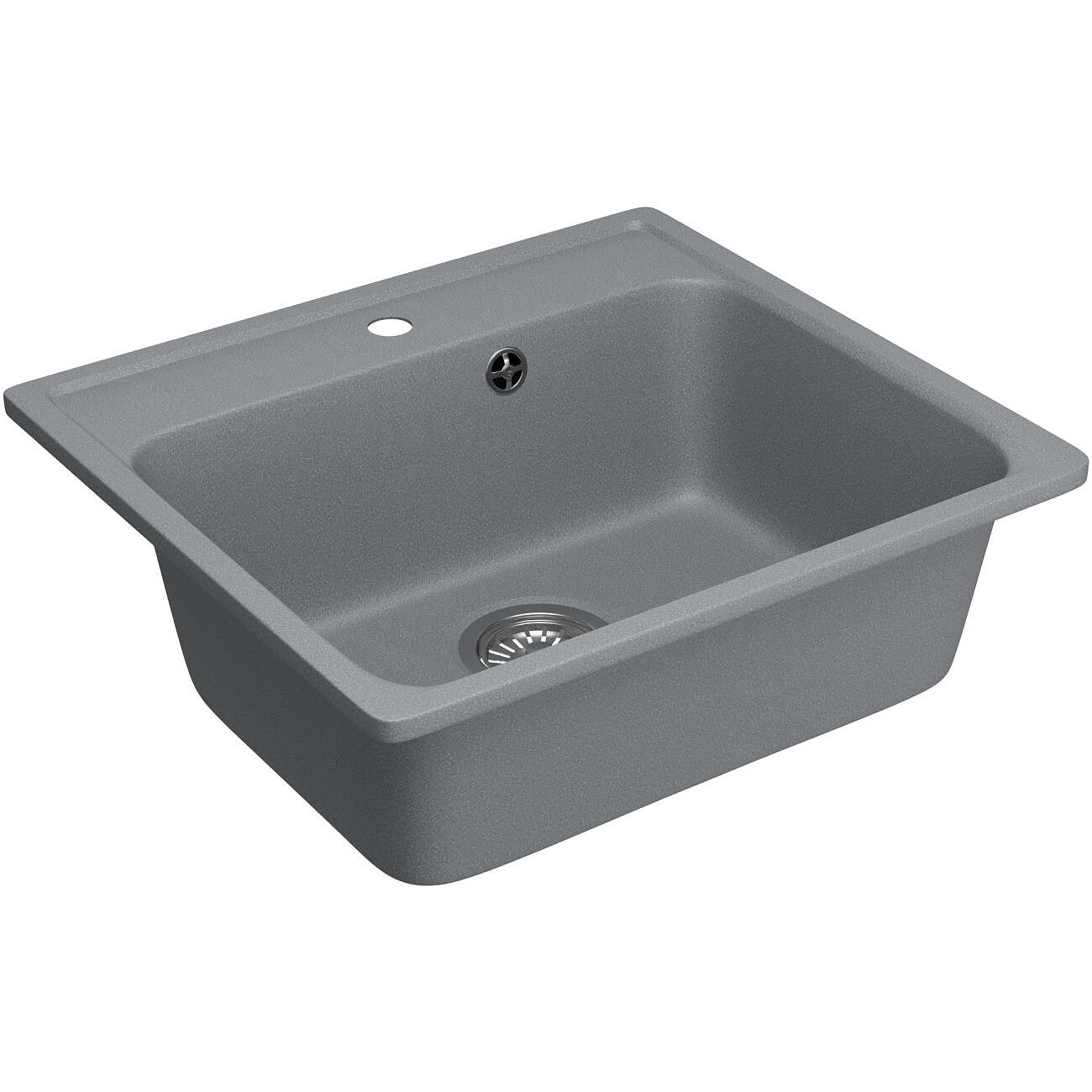 Мойка кухонная кварцевая грей Domaci "Савона" QB 530 - изображение 5