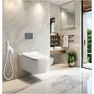 Унитаз подвесной безободковый белый Cerutti SPA Viola Aria Tornado CT10583