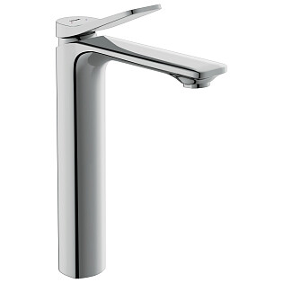 Смеситель для раковины однорычажный с донным клапаном хром Cersanit Odra 63054