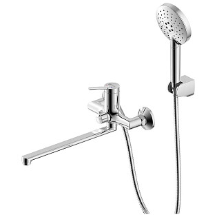 Смеситель универсальный хром Lemark Minima LM3851C