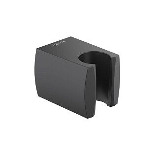 Держатель настенный для ручного душа квадратный черный Aquatek AQ2403MB