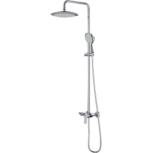 Душевой комплект с регулировкой высоты хром D&K Rhein Reisling DA1273701B03