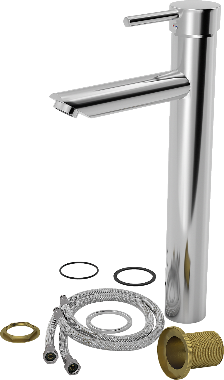 Смеситель для раковины хром Mega City MG-ZRV109-i - изображение 9