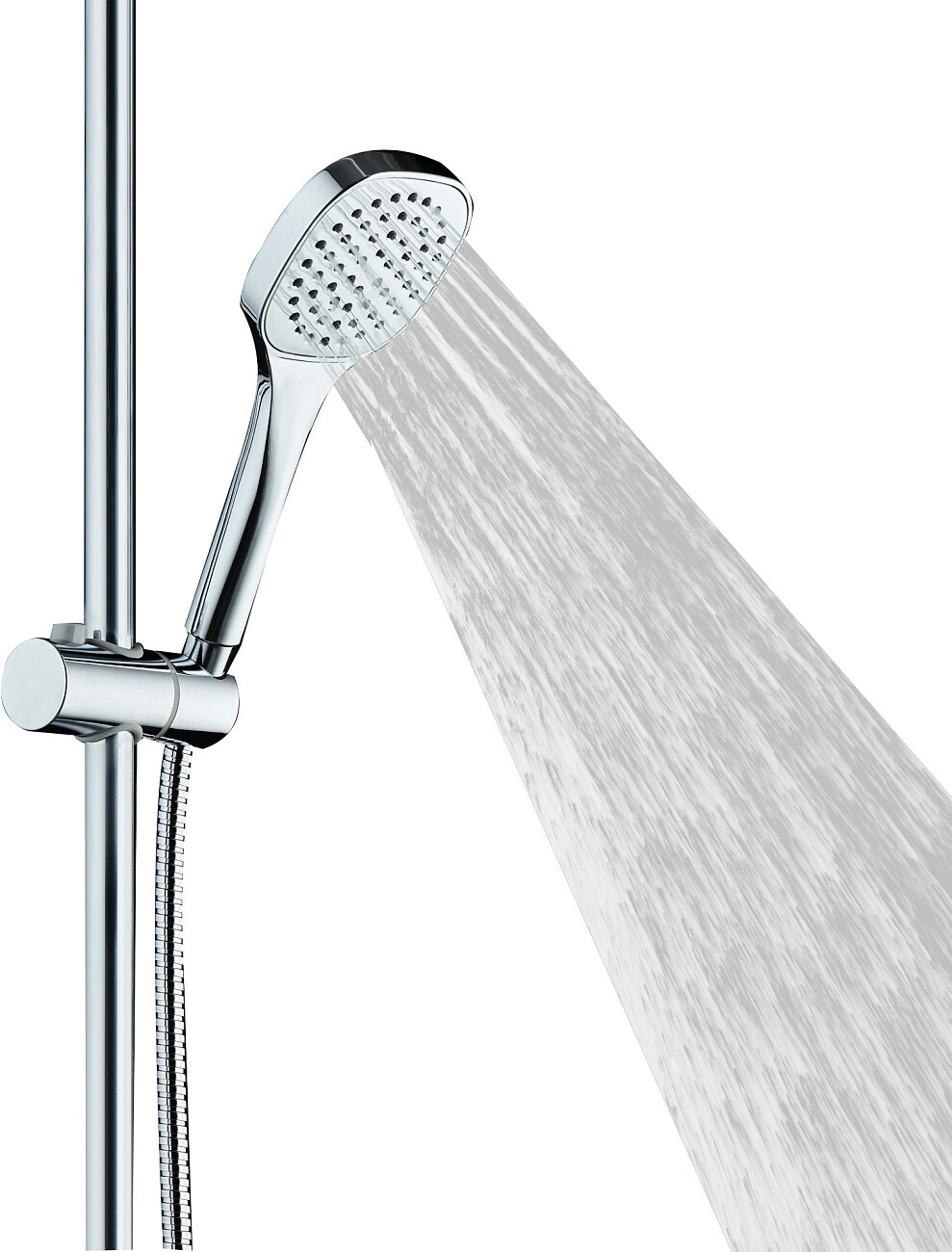 Лейка для ручного душа квадратная хром Stworki "Монтре" MO-07cr - изображение 5