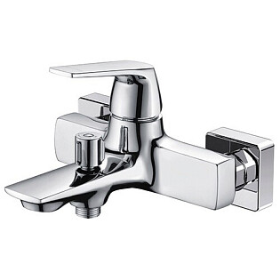 Смеситель для ванны с коротким изливом хром Wasserkraft Neime 1901