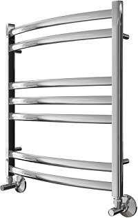 Полотенцесушитель водяной 50х60 см хром Aquatek &quot;Лугано П7&quot; AQ DOC0760CH