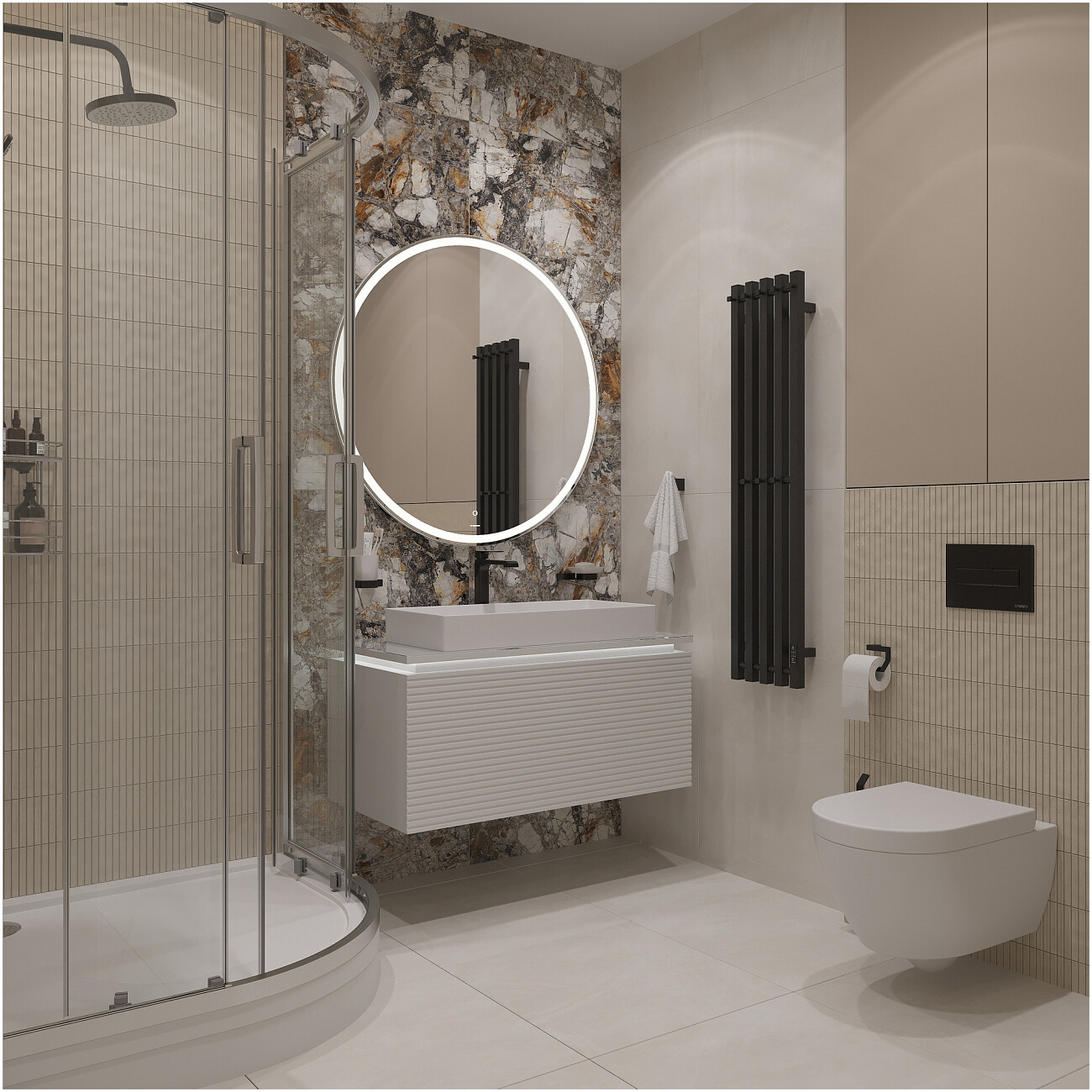 Полотенцесушитель электрический120 см черный Ewrika "Пенелопа" P5 4657812418774 - изображение 9