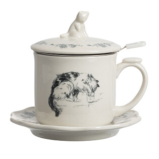 Чайный набор для заваривания Cat Tea
