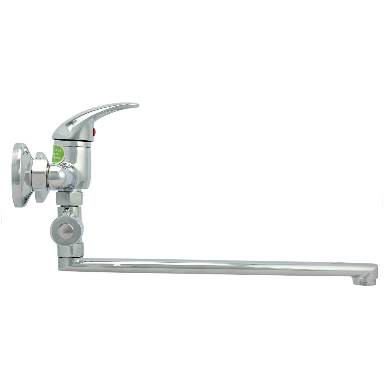 Смеситель для ванны однорычажный с душевым гарнитуром хром Juguni Carina 0402.941C - изображение 3