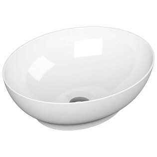 Раковина накладная овальная белая Point &quot;Сатурн 41&quot; PN43902