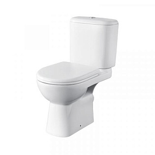 Унитаз напольный фарфоровый овальный белый Roca Access 34P23800Y