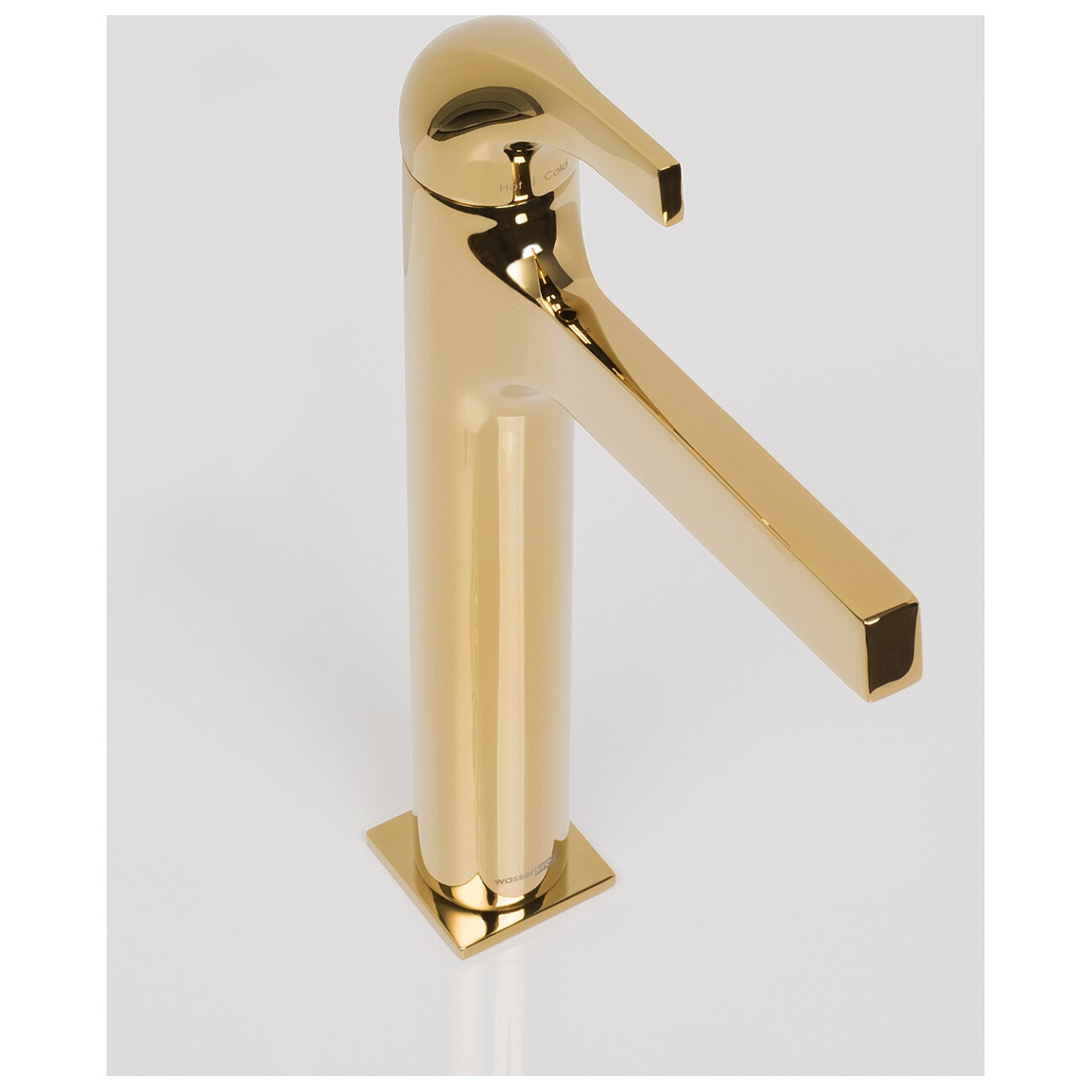 Смеситель для раковины из латуни золотой Wasserkraft 7103H - изображение 7