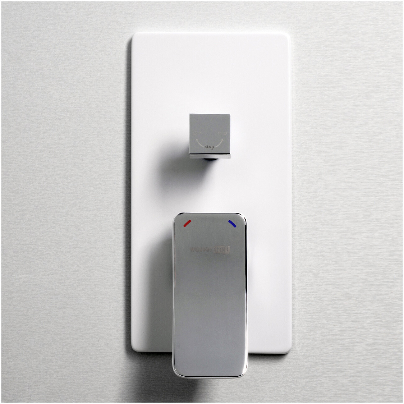 Смеситель для ванны и душа встраиваемый из латуни белый Wasserkraft 10641W - изображение 3