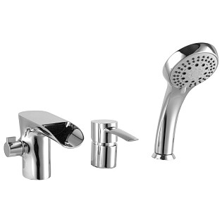 Смеситель на борт ванны хром Lemark Atlantiss LM3245C