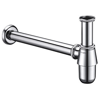 Сифон для раковины латунный хром Wasserkraft A071