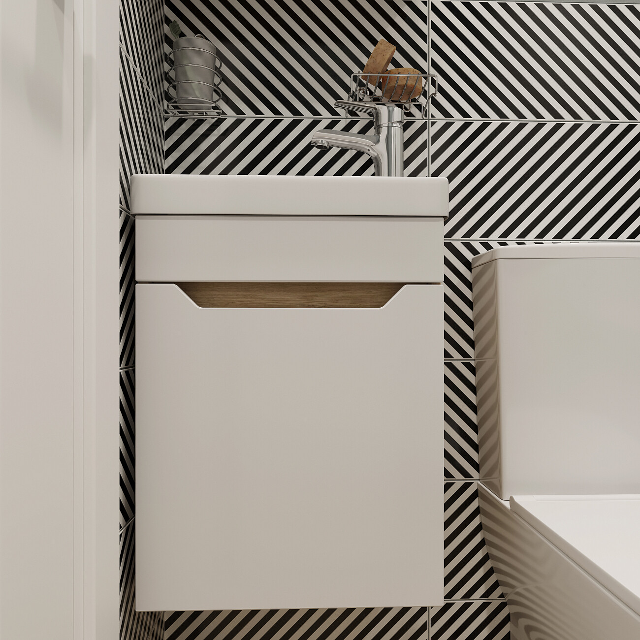 Смеситель для раковины однорычажный хром Diwo "Муром" MU-01cr - изображение 7