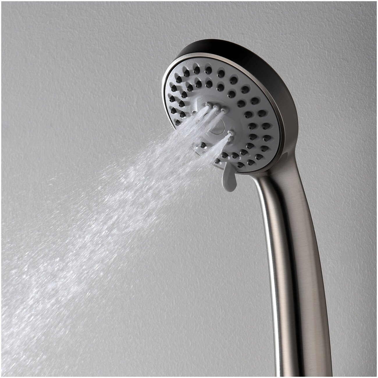 Лейка для ручного душа круглая с 3 режимами 8 см никель Wasserkraft A120 - изображение 3