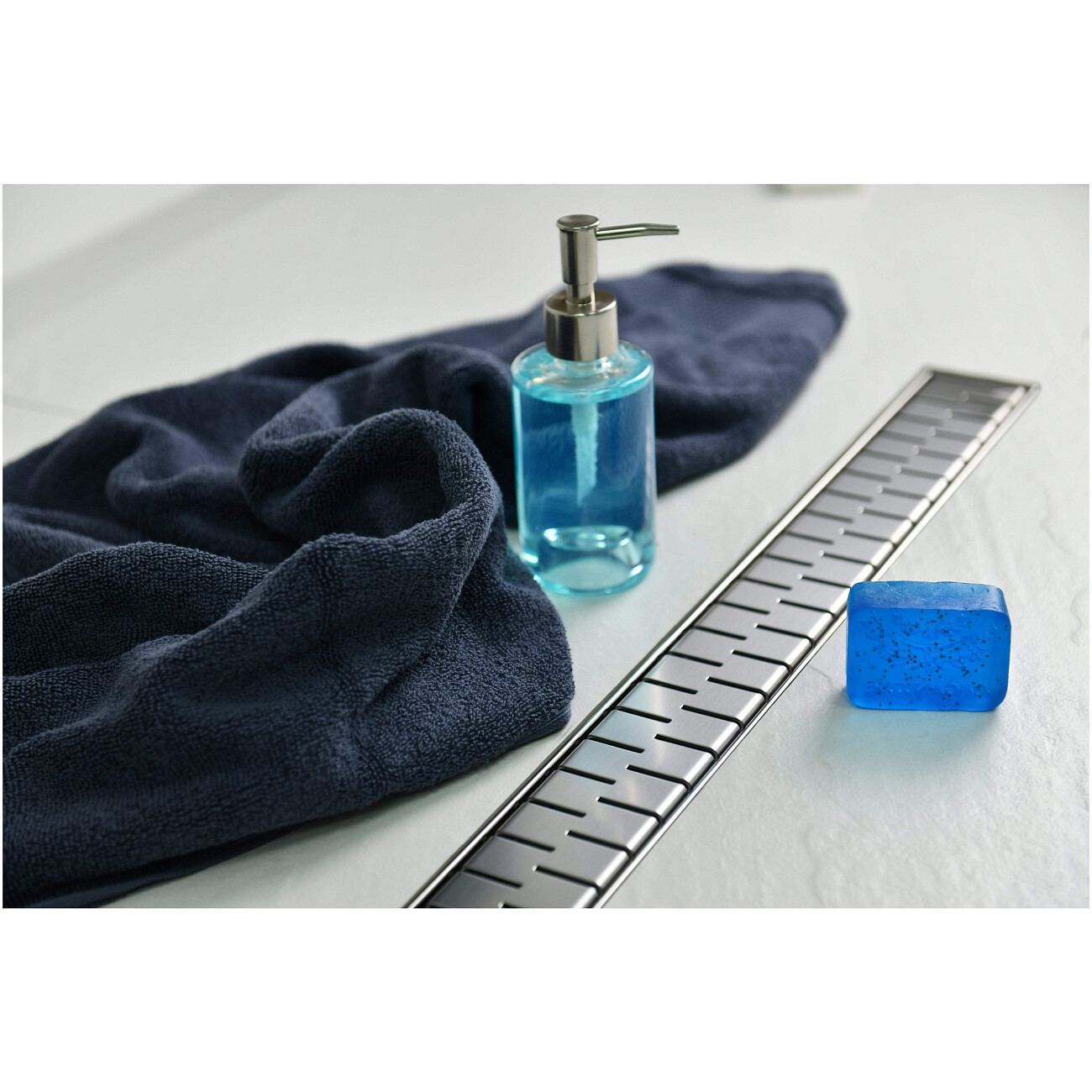 Душевой лоток с решеткой 75 см хром Creto Snake CRE-750 SN - изображение 7