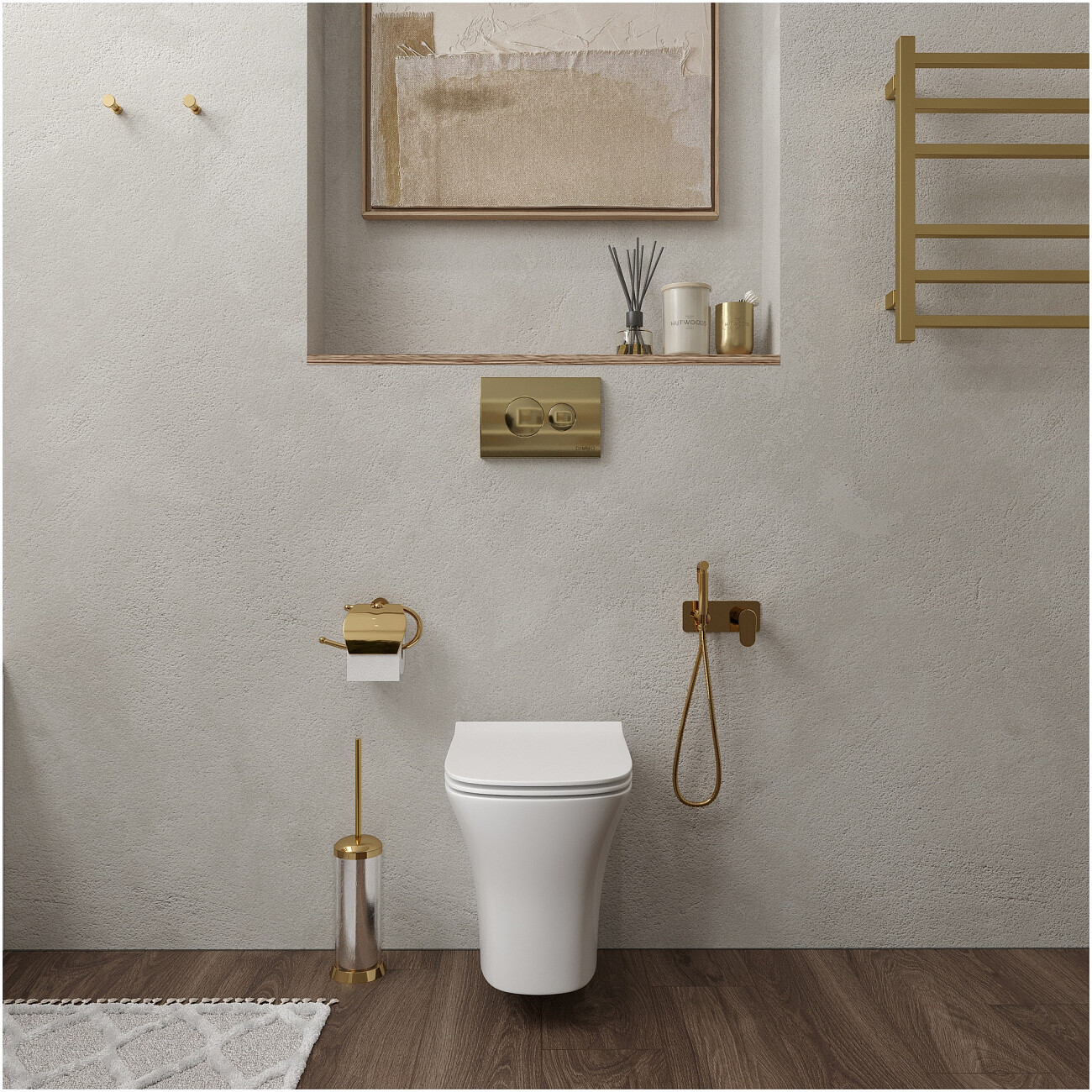 Унитаз подвесной безободковый с микролифтом белый Stworki "Олланд" S01401WH - изображение 6