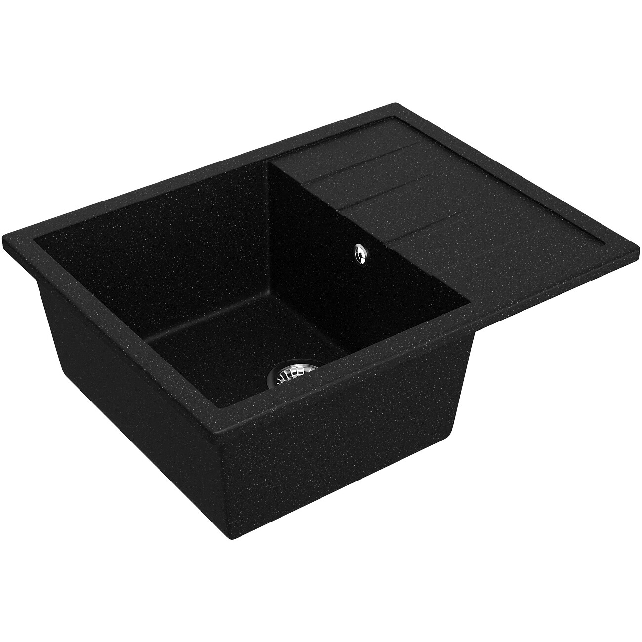 Мойка кухонная черная Domaci "Болонья" М-151-002 - изображение 9