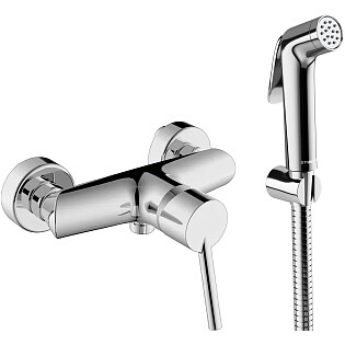 Гигиенический душ Stworki &quot;Ларвик&quot; со смесителем для душа Stworki &quot;Ольборг&quot; хром 619037