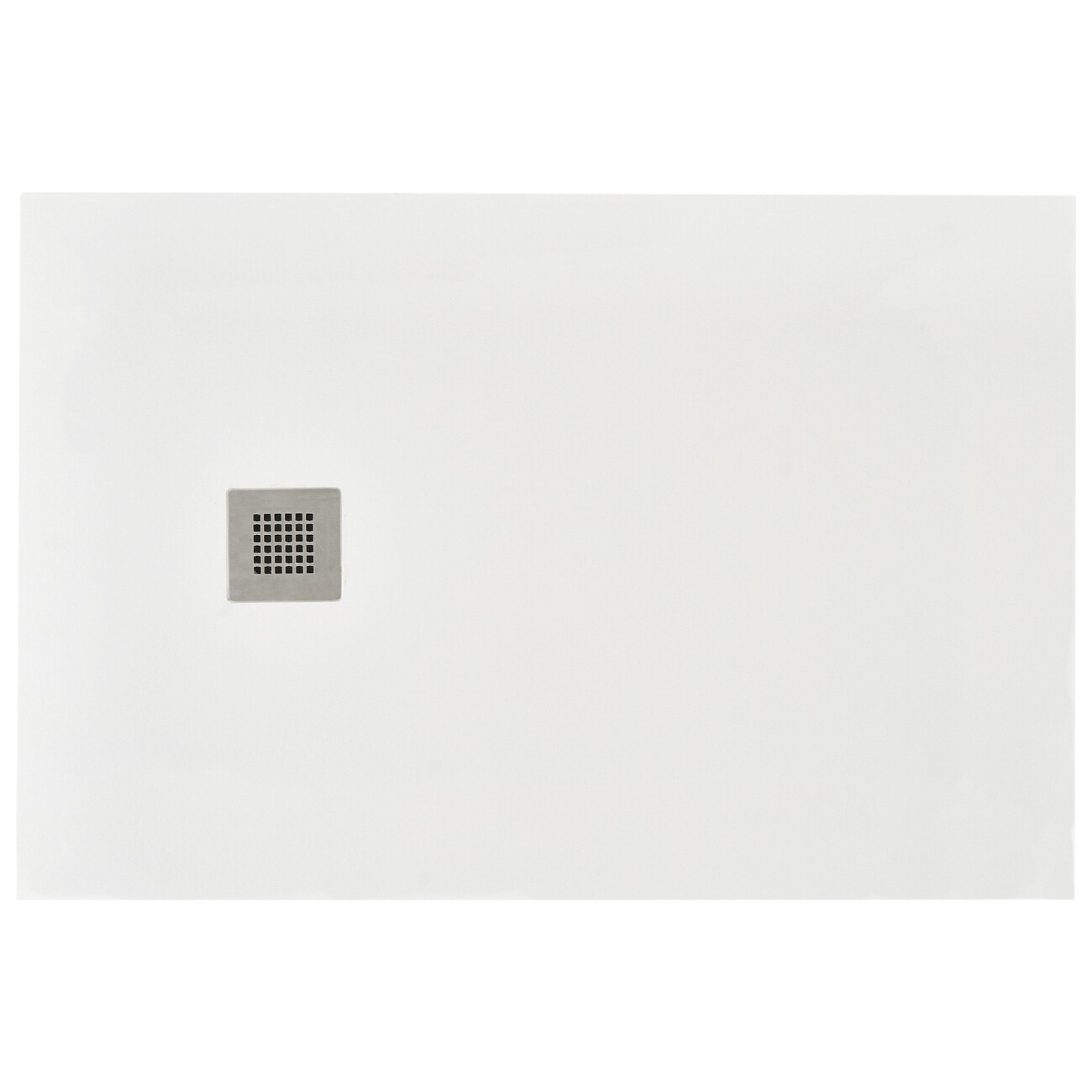 Душевой поддон из искусственного камня прямоугольный 70х100 см белый Creto Ares 1-0026 - изображение 3