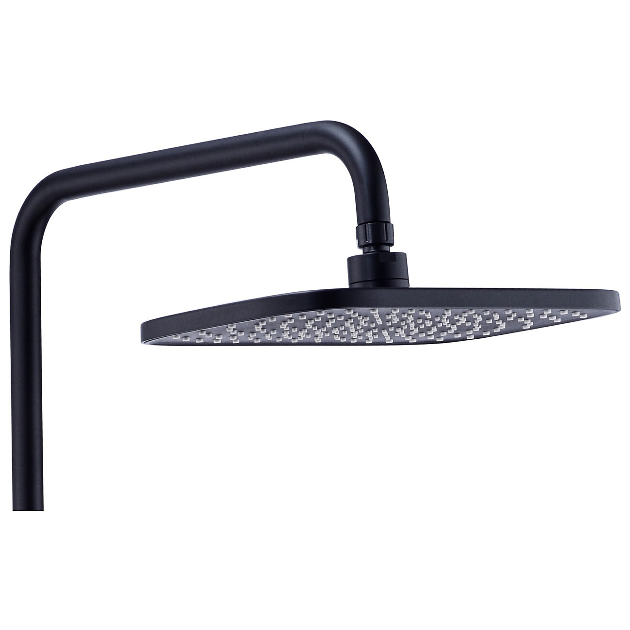Душевая стойка с верхним душем и термостатом черная Boch Mann Vettorre TS BM9651 - изображение 3