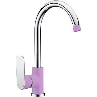 Смеситель для кухни фиолетовый Triton 14605 Z